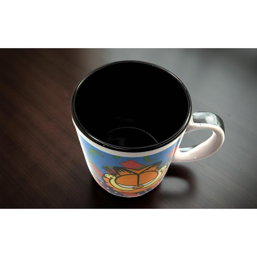 vintage cti accents & designs stoneware garfield coffee mug. - Picture 3 of 7